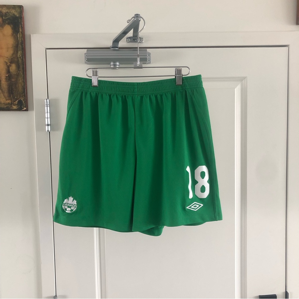 Canada away #18 Umbro shorts